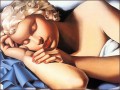Mujer dormida 1935 contemporánea Tamara de Lempicka